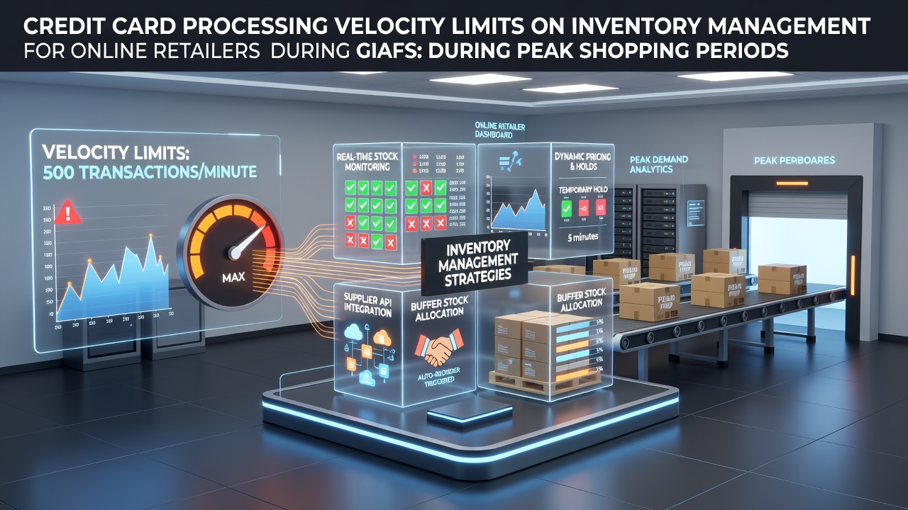 Online retailer dashboard showing velocity limit alerts during high-traffic sales periods