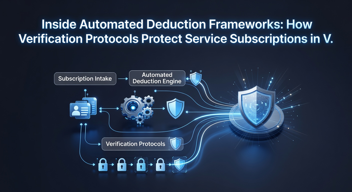 Screenshot of verification protocol dashboard monitoring subscription renewals in a virtual marketplace